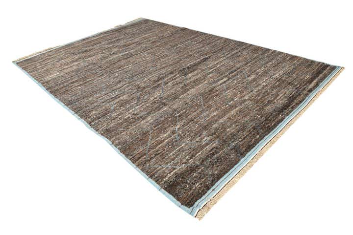 9' x 12' 9 Hand Knotted Moroccan Wool Rug