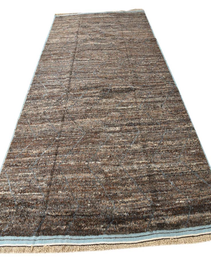 Detail image of 9' x 12' 9  Hand Knotted Moroccan Wool Rug