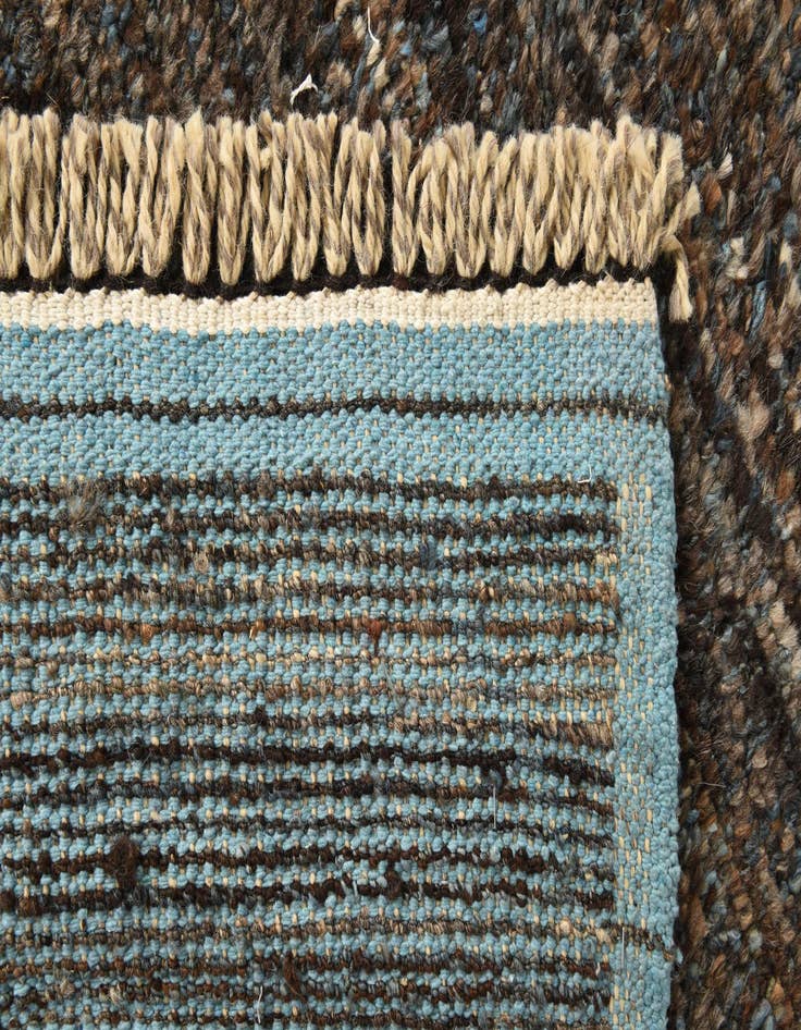 Detail image of 9' x 12' 9  Hand Knotted Moroccan Wool Rug