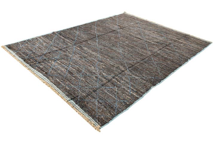 Detail image of 7' 10 x 10' 8 Hand Knotted Moroccan Wool Rug