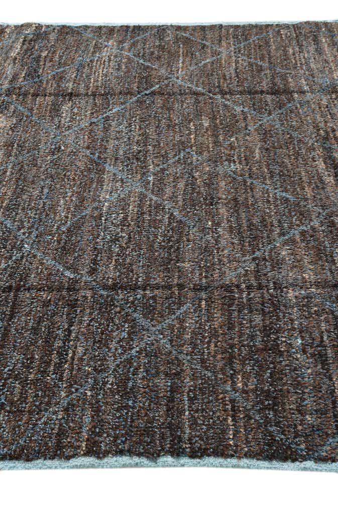 7' 10 x 10' 8 Hand Knotted Moroccan Wool Rug