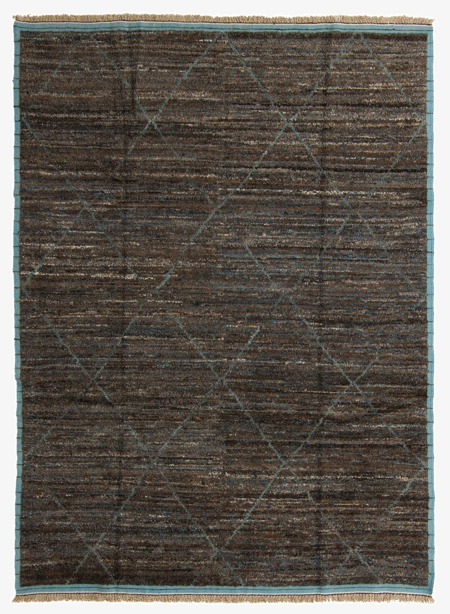 Primary image 7' 9 x 10' 7  Hand Knotted Moroccan Wool Rug