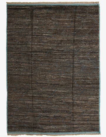 9' x 12' 9 Hand Knotted Moroccan Wool Rug