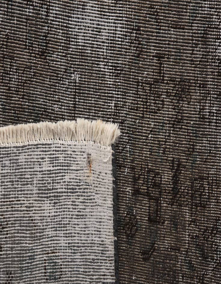 Detail image of 6' 2 x 9' 2  Hand Knotted Ultra Vintage Persian Wool Rug