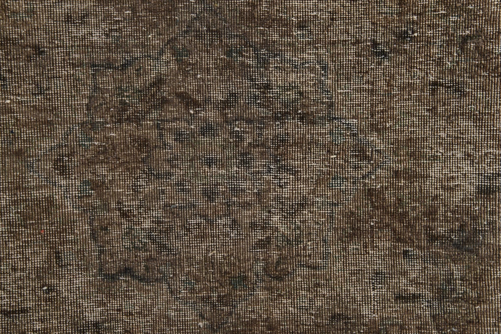 4' 8 x 7' 9 Hand Knotted Ultra Vintage Persian Wool Rug