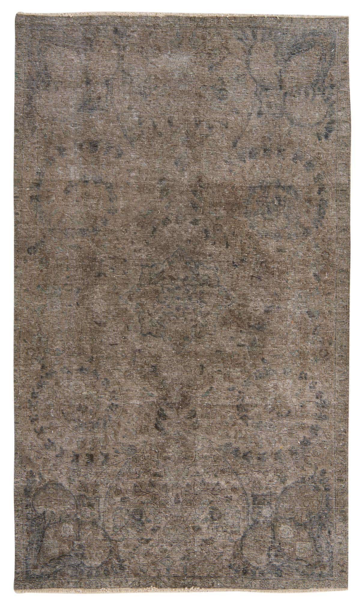 4' 8 x 7' 9 Hand Knotted Ultra Vintage Persian Wool Rug