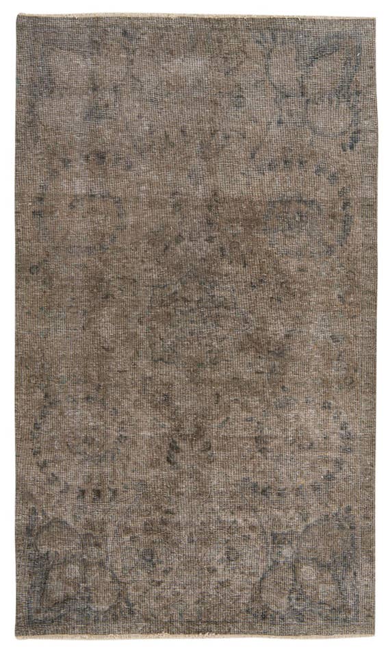 Detail image of 4' 8 x 7' 9 Hand Knotted Ultra Vintage Persian Wool Rug