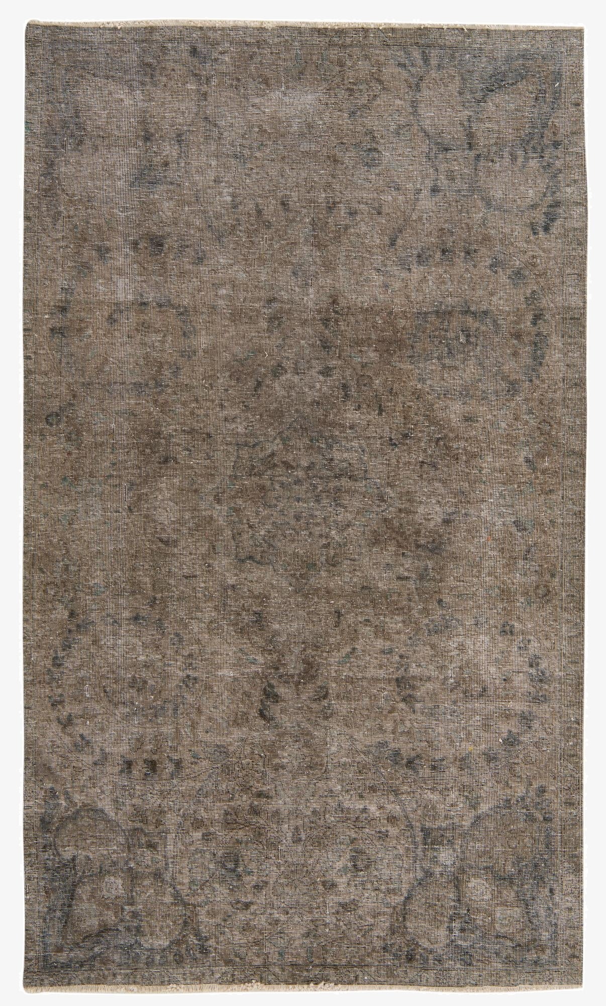 4' 8 x 7' 9  Hand Knotted Ultra Vintage Persian Wool Rug