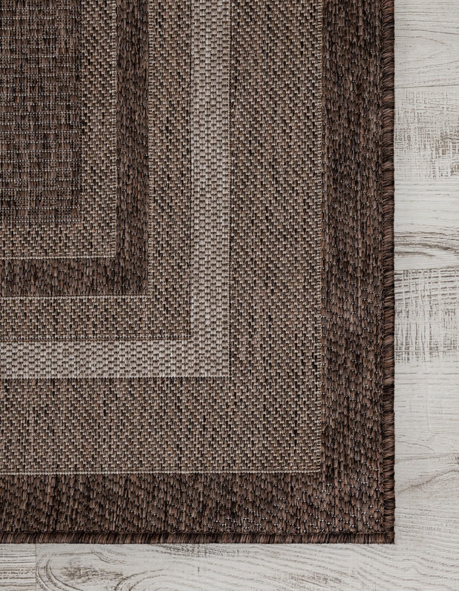 3' x 6' Easy-Clean Border Indoor / Outdoor Hearth Rug