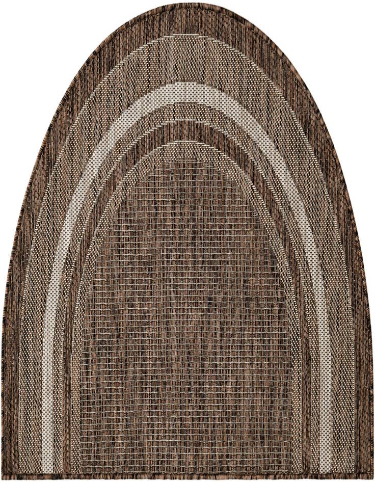 Detail image of 2' 7 x 4' Easy-Clean Border Indoor / Outdoor Hearth Rug