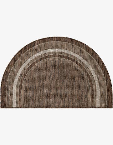 2' 7 x 4' Easy-Clean Border Indoor / Outdoor Hearth Rug