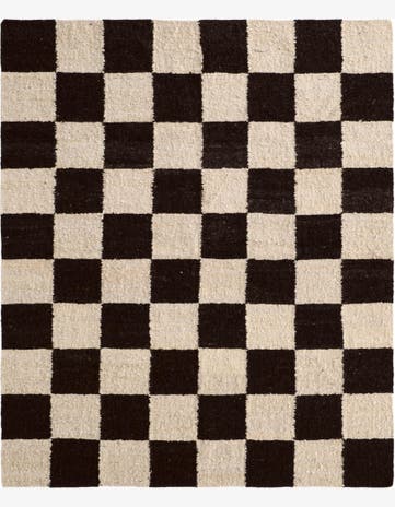 8' 2 x 9' 9 Hand Knotted Moroccan Wool Rug