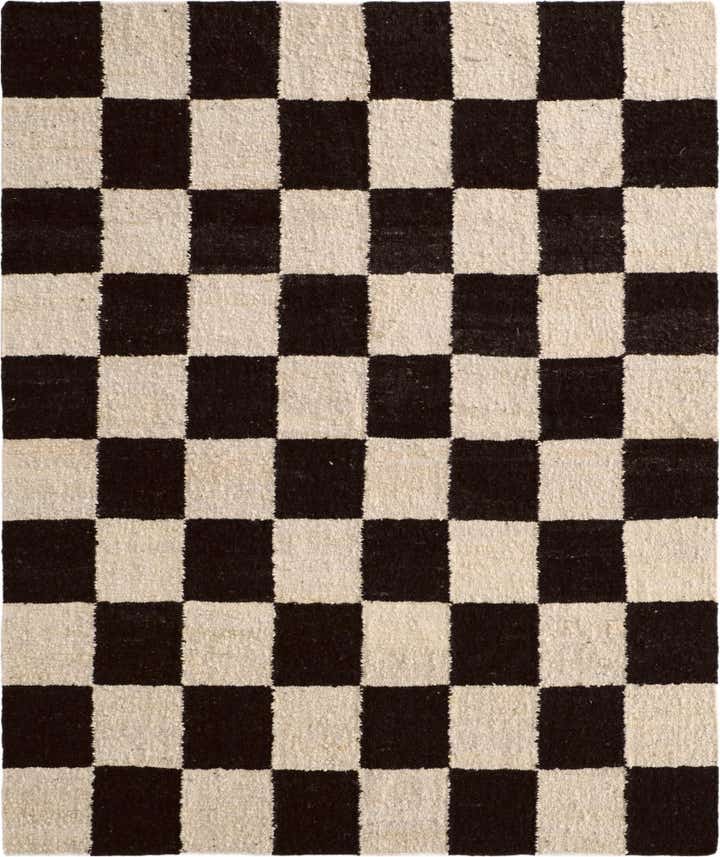 8' 2 x 9' 9 Hand Knotted Moroccan Wool Rug