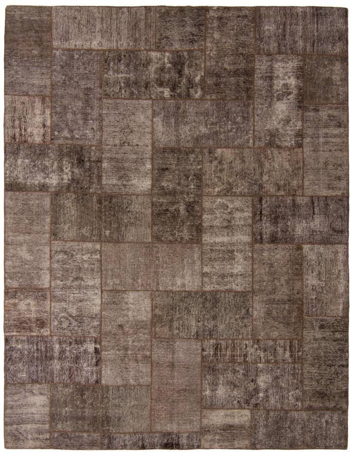 Detail image of 9' x 12' 2 Hand Knotted Ultra Vintage Persian Wool Rug