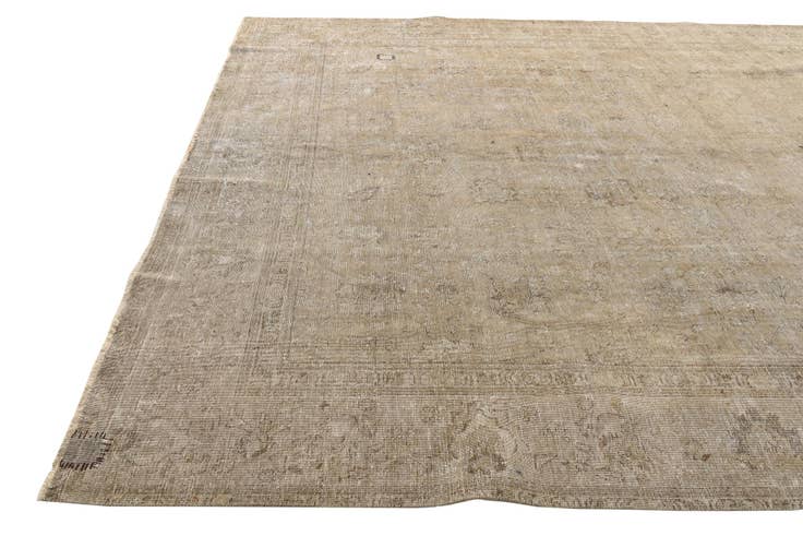 Detail image of 9' 7 x 12' 2 Hand Knotted Ultra Vintage Persian Wool Rug