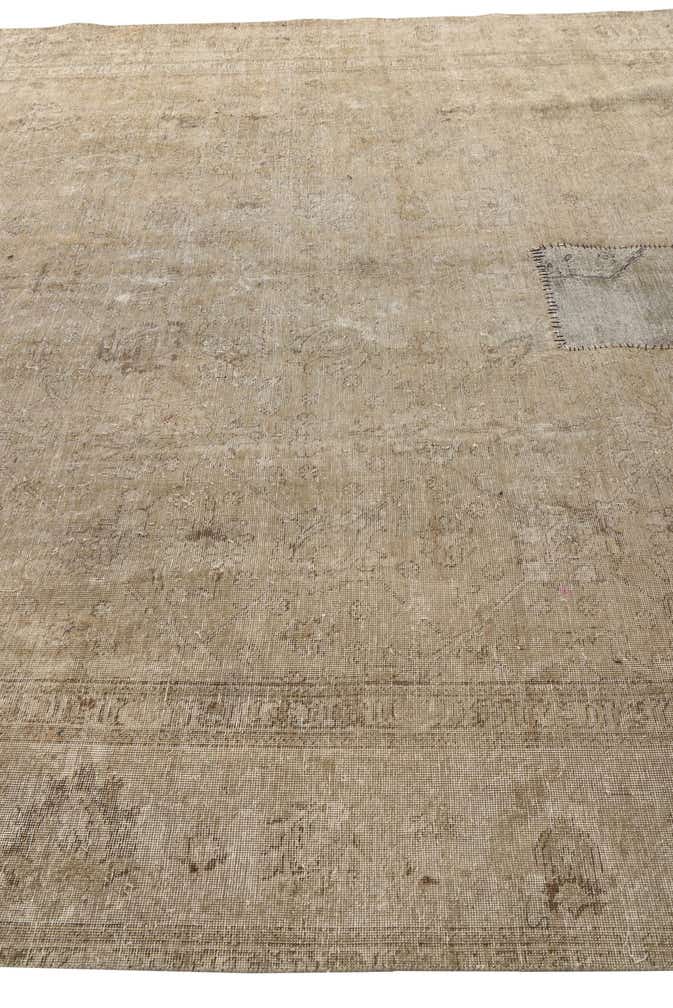 9' 7 x 12' 2 Hand Knotted Ultra Vintage Persian Wool Rug