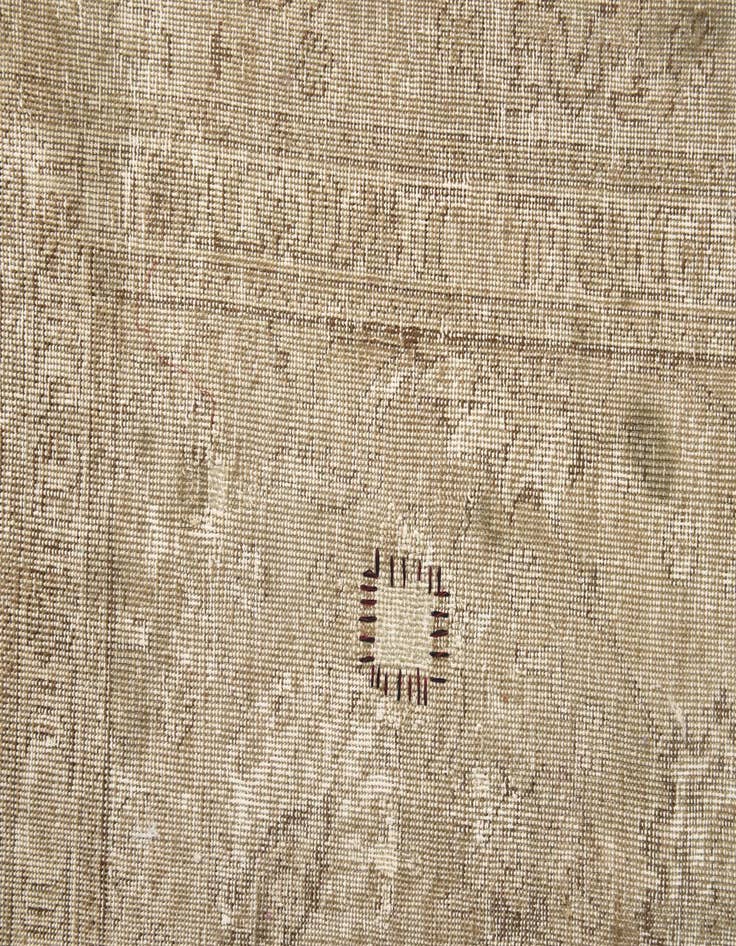 Detail image of 9' 7 x 12' 2  Hand Knotted Ultra Vintage Persian Wool Rug