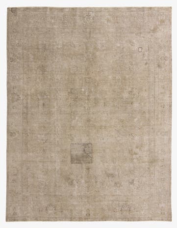 9' 7 x 12' 2 Hand Knotted Ultra Vintage Persian Wool Rug