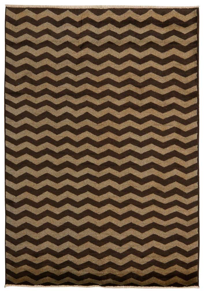 4' 10 x 6' 3 Hand Knotted Modern Ziegler Rug