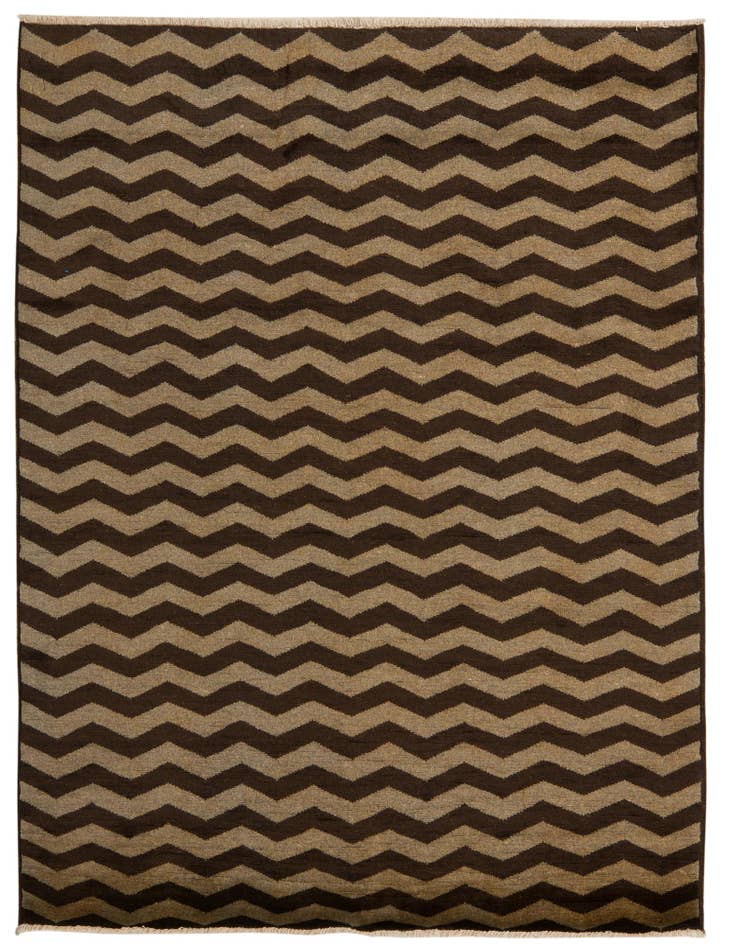 Detail image of 4' 10 x 6' 3 Hand Knotted Modern Ziegler Rug