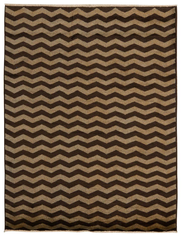 Detail image of 4' 10 x 6' 3 Hand Knotted Modern Ziegler Rug
