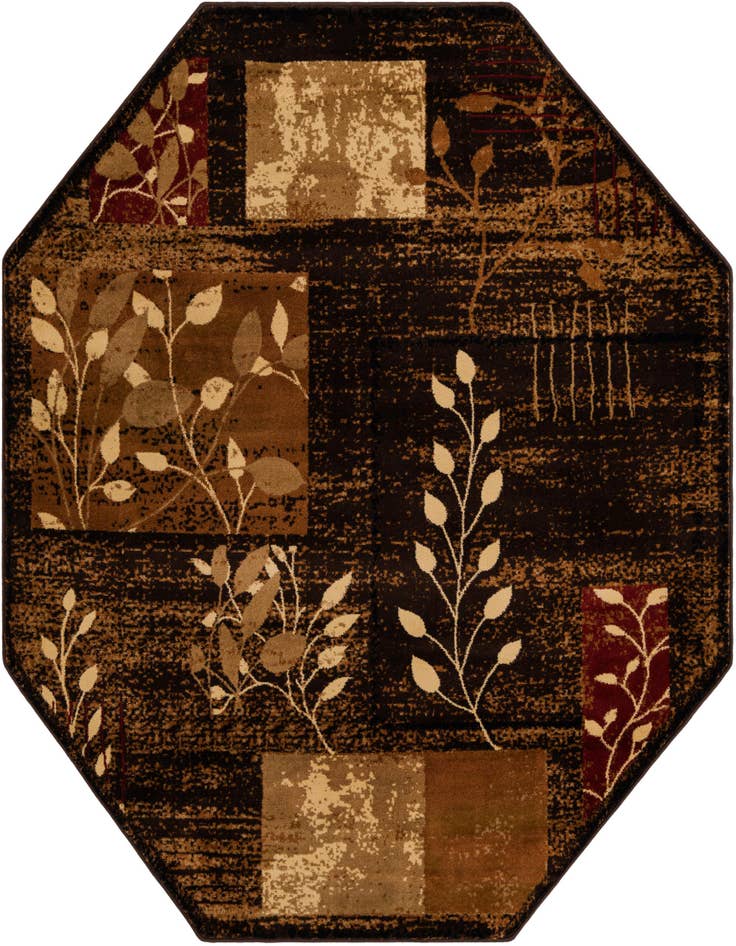 Detail image of 7' x 7' Cafe Octagon Rug