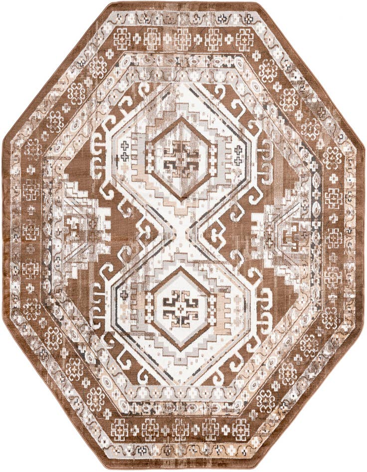 Detail image of 7' 10 x 7' 10 Charlotte Octagon Rug