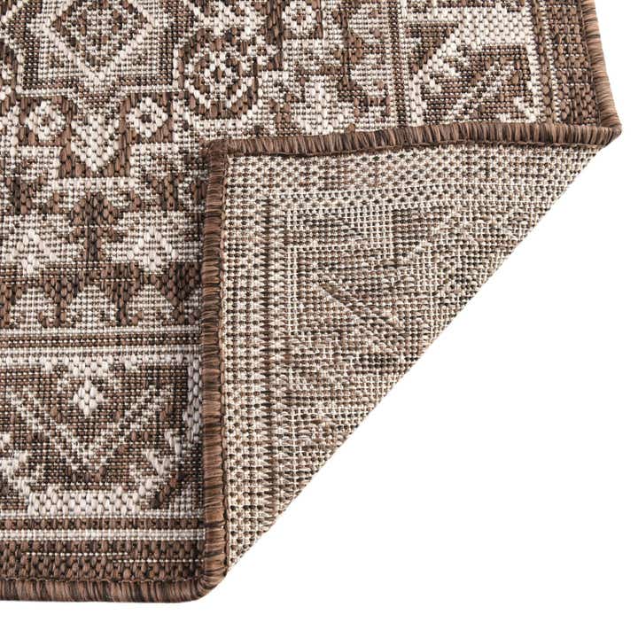 7' 10 x 7' 10 Easy-Clean Aztec Indoor / Outdoor Octagon Rug