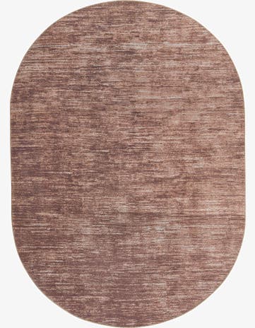 Brown Asha Oval Rug
