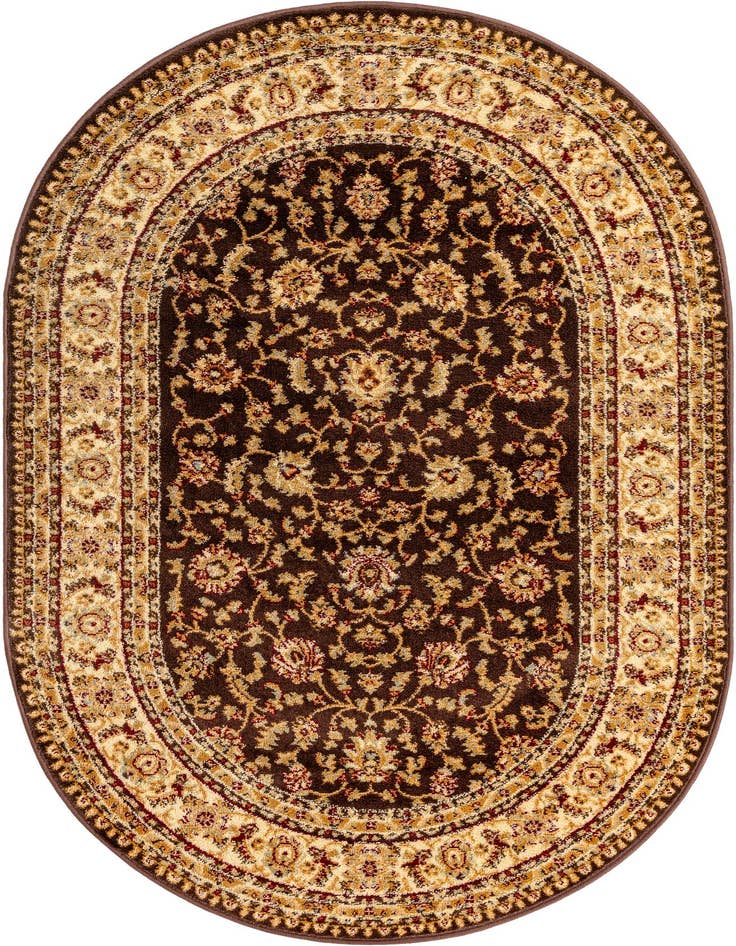 Detail image of 4' x 6' Classic Agra Oval Rug