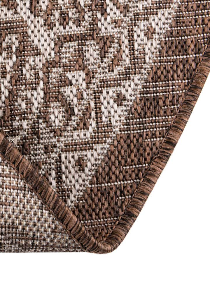 3' x 5' 3 Easy-Clean Aztec Indoor / Outdoor Oval Rug