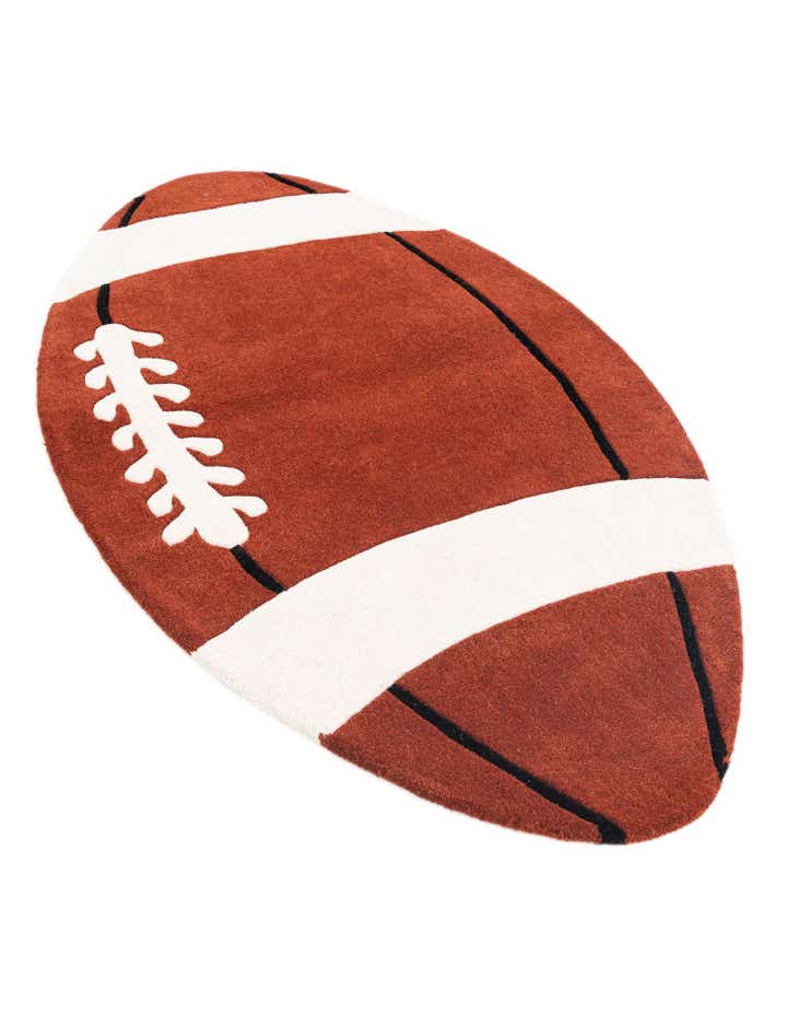 3' x 5' 2 Playtime Kids Wool Oval Rug