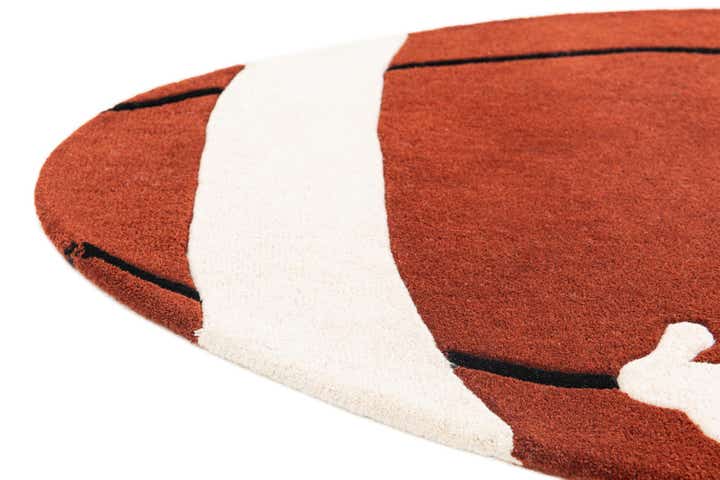 3' x 5' 2 Playtime Kids Wool Oval Rug
