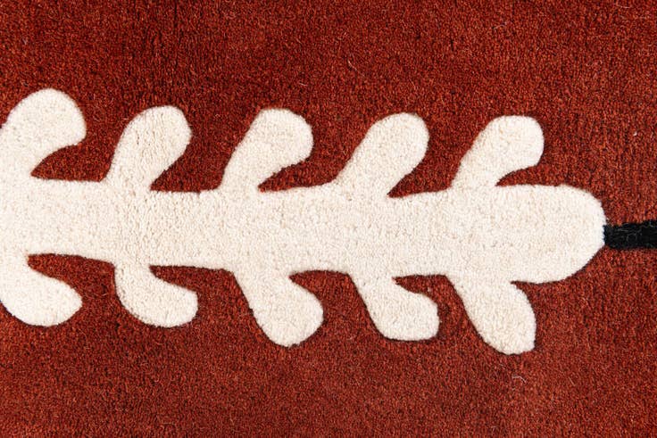 Detail image of 3' x 5' 2 Playtime Kids Wool Oval Rug