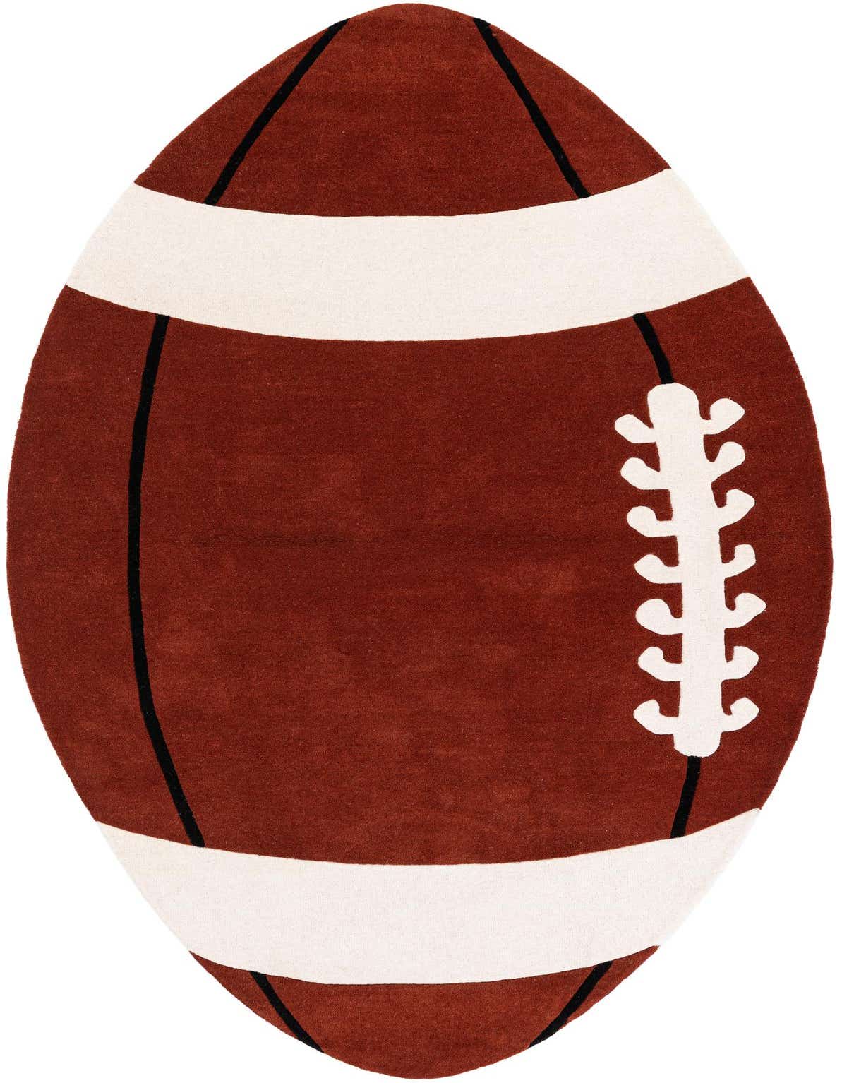 6' x 10' Playtime Kids Wool Oval Rug