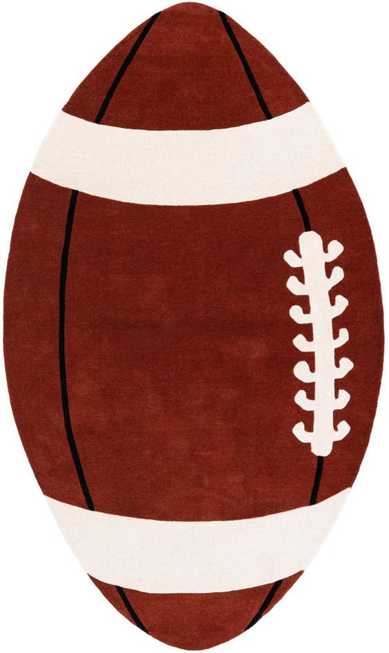Detail image of 6' x 10' Playtime Kids Wool Oval Rug