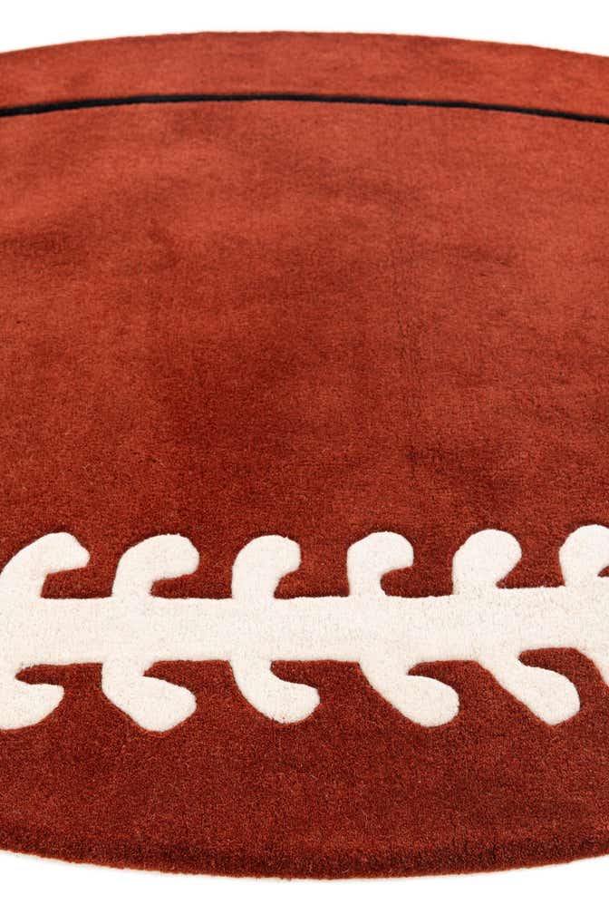 4' 6 x 7' 8 Playtime Kids Wool Oval Rug