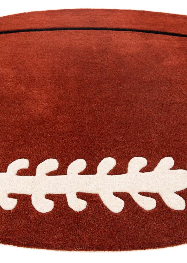 3' 9 x 6' 5 Playtime Kids Wool Oval Rug