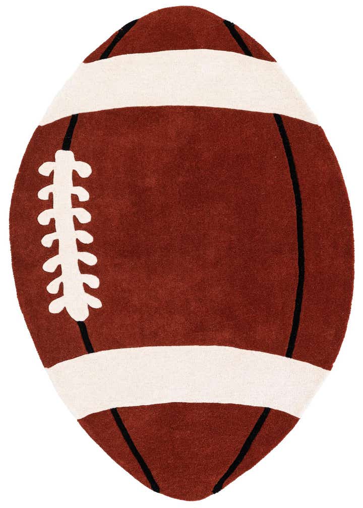 3' 9 x 6' 5 Playtime Kids Wool Oval Rug