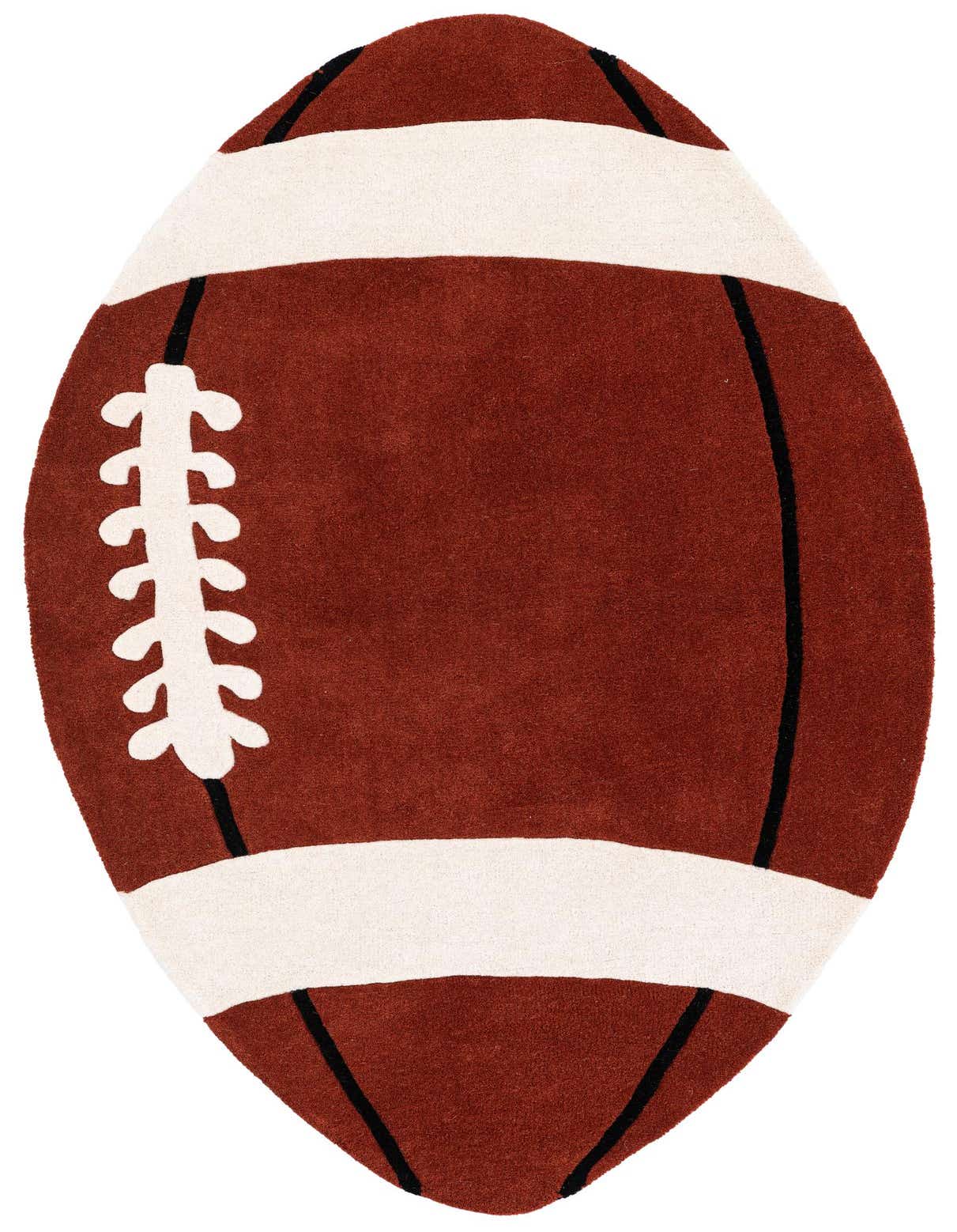 3' 9 x 6' 5 Playtime Kids Wool Oval Rug