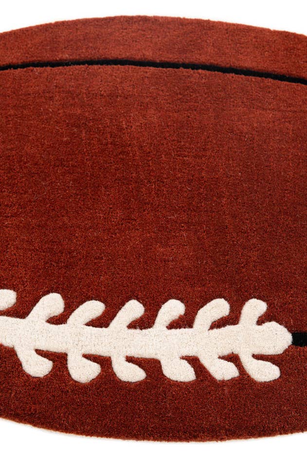 Detail image of 70cm x 120cm Playtime Kids Wool Alfombra Óvalo