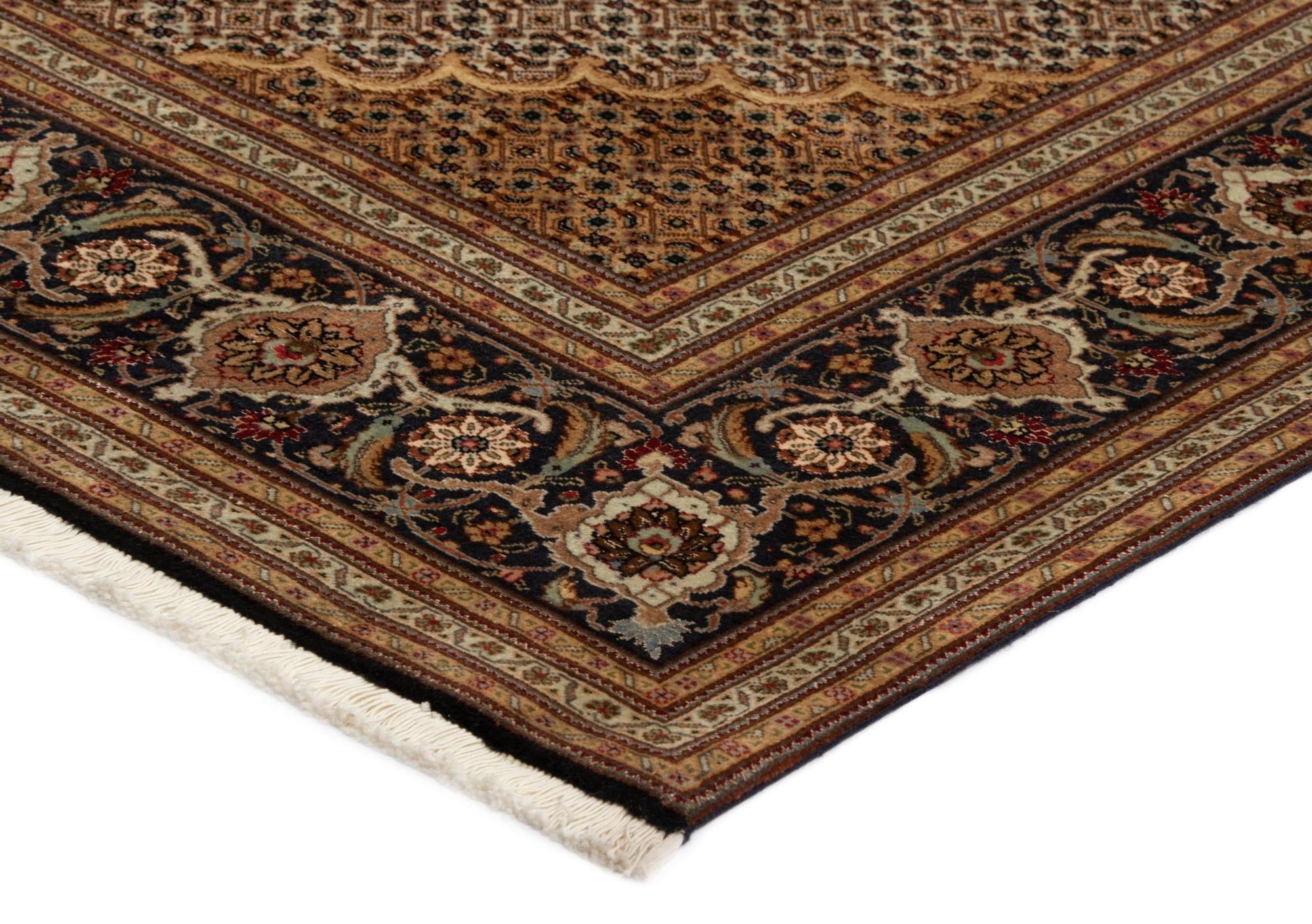 6' 6 x 9' 8 Tabriz Mahi Oval Rug