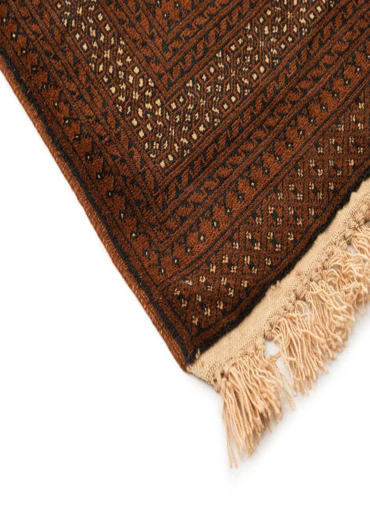 3' 4 x 6' 5 Hand Knotted Afghan Ersari Wool Rug