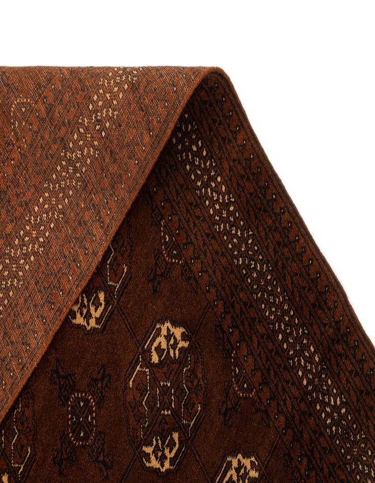 Detail image of 3' 4 x 6' 5  Hand Knotted Afghan Ersari Wool Rug