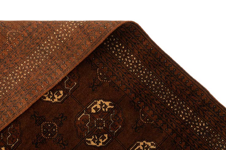 Detail image of 3' 4 x 6' 5 Hand Knotted Afghan Ersari Wool Rug