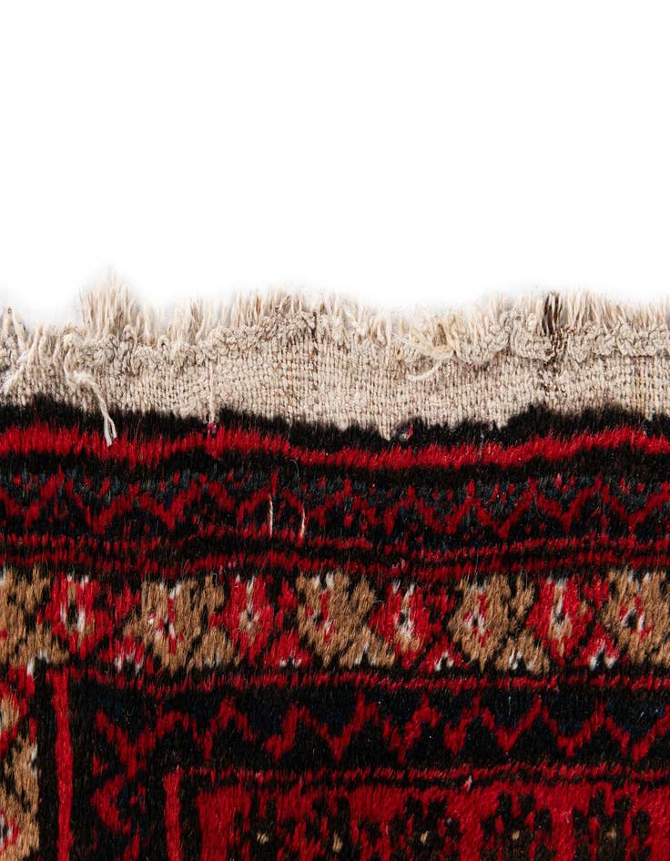 Detail image of 2' 9 x 4' 4  Hand Knotted Afghan Ersari Wool Rug