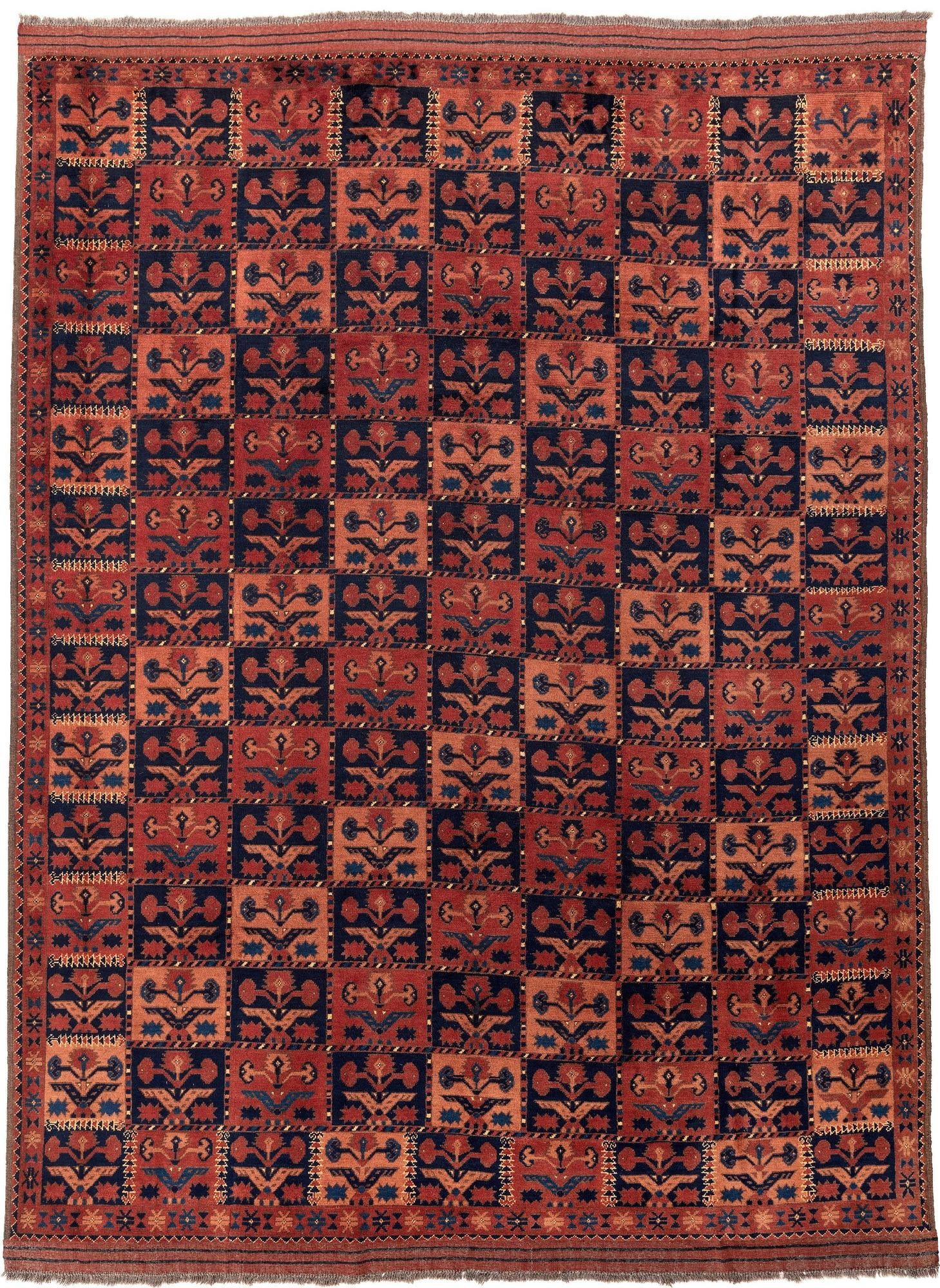 6' 11 x 9' 1 Afghan Rug
