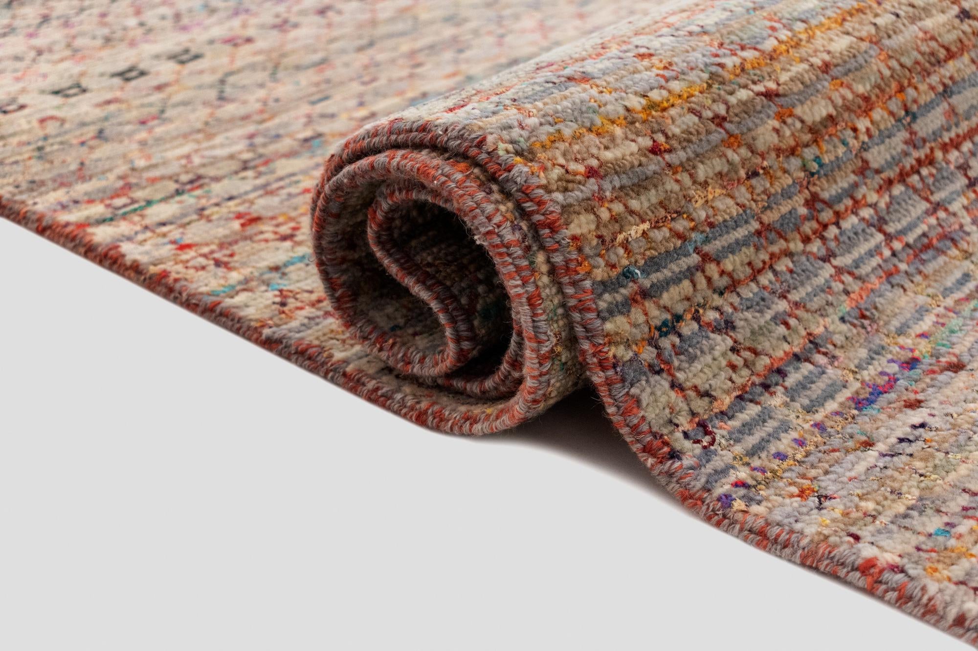 6' 8 x 9' 11 Agra Wool Rug