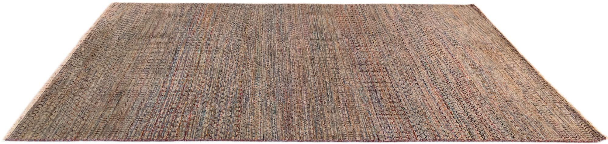 6' 8 x 9' 11 Agra Wool Rug