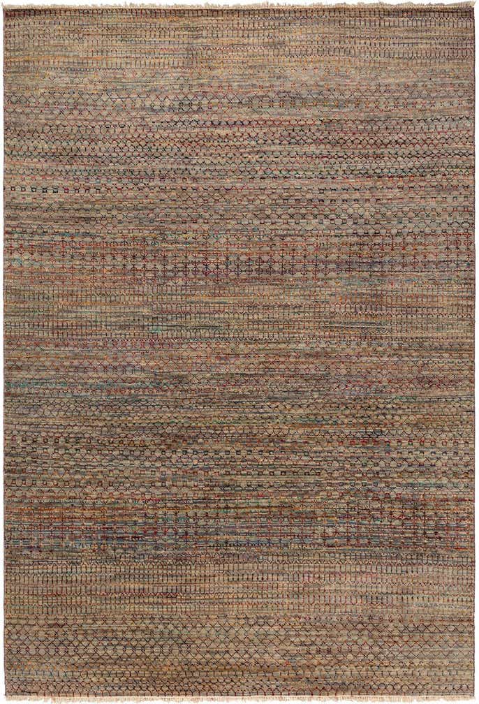 6' 8 x 9' 11 Agra Wool Rug